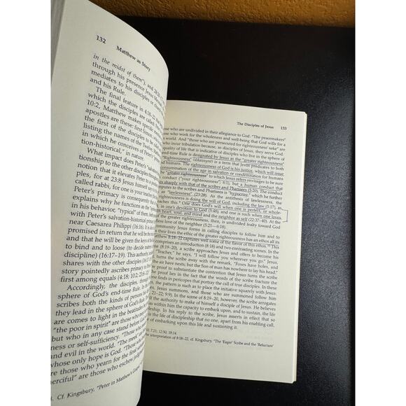 BOOK Matthew as Story: Second Edition Paperback 1988 by Jack Dean Kingsbury - Picture 4 of 6